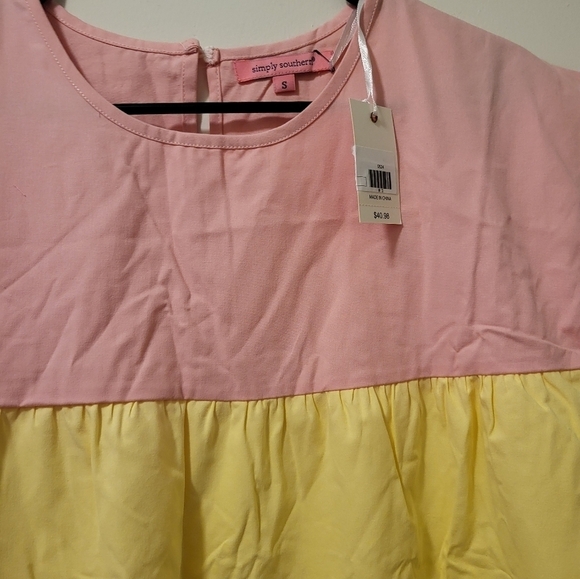 NWT Simply Southern Small Colorblock dress - Picture 7 of 13